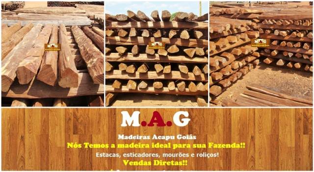 Fazendas em Goiás madeiras para cercas currais galpões e remangas