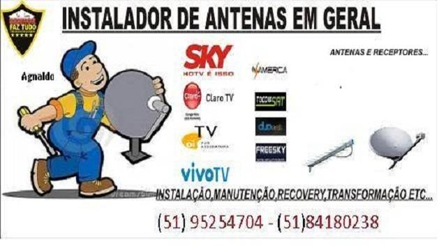 Instalador de antenas sky Porto Alegre