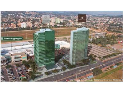 Diamond Tower- sala com 80m2 dentro do Barra Shopping Correa Consultores Porto Alegre