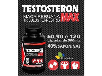TESTOSTERON MAX 500MG 90 CAPSULAS MACA+TRIBULUS