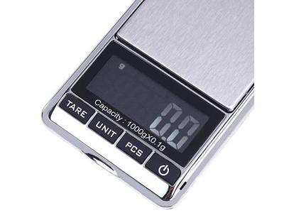 Mini Balança Digital Bolso 0, 1g Até 1kg Alta Precisão Barato Novo Portatil