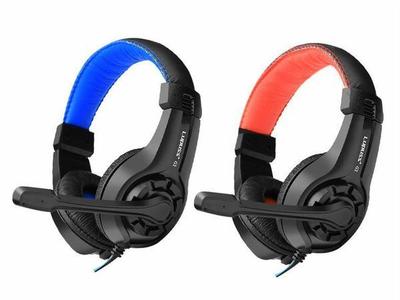 Headphone Gaming Headband Com Microfone Cor Azul ou Vermelho