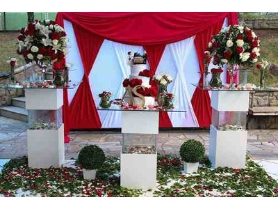 Decoração Mesa Do Bolo-completo locação para casamento e debutante