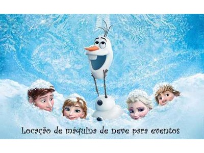 Maquina De Neve Aluguel Festa Frozen Natal Brasilia Df