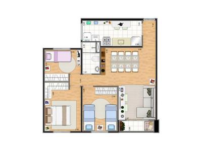 Apartamento pronto 3 dormitórios Aricanduva
