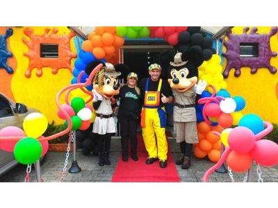 Mickey Safari Cover Personagens Vivos Animação Festas Infantil