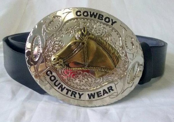 Cinto Country Liso Couro Legítimo Cowboy