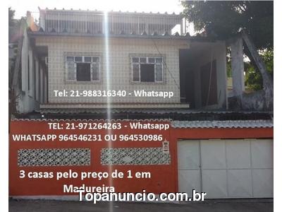 Vendo 3 Casas A Preço De 1 - Bairro Madureira - Rio De Janeiro