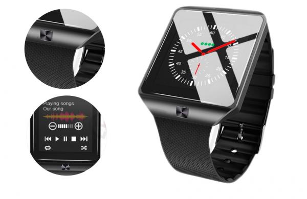 Relógio Smart Watch MP3, MP4 e Câmera 2.0 MP