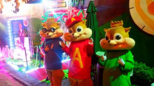 Alvin e os Esquilos Cover Animação Festas Infantil Personagens vivos