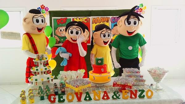 Turma Monica Cover Animação Festas Infantil Personagens vivos