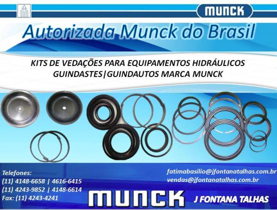 Kit de Vedação e Reparo para Guindastes Munck 1141486658 Empresa Autorizada Munck MF