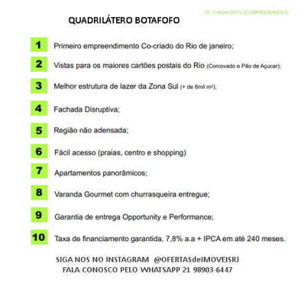Lançamento Highlight Jardim Botafogo 21 989036447 Whatsapp