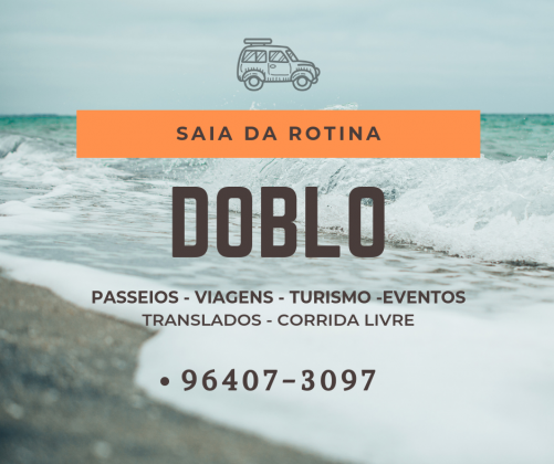 Frete com Doblò  -  Doblò para Passeios, Turismo, Viagem e Eventos (Ac. cartões)