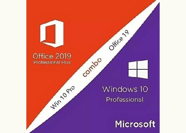 Licença Windows 10 Pro+Office 2019 Pro Plus+Brindes exclusivos - PCs e computadores