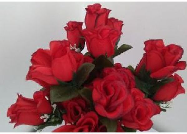 Vaso de flores vermelhas - Objetos de decoração