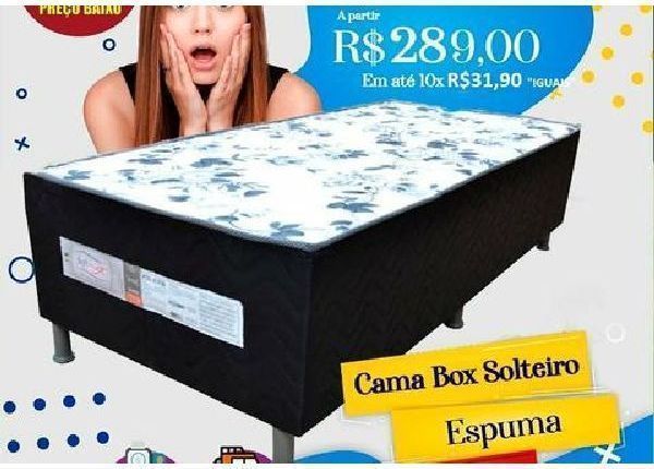 Domingao de promoção camas solteiro preços apartir di 289 reais - Camas e colchões