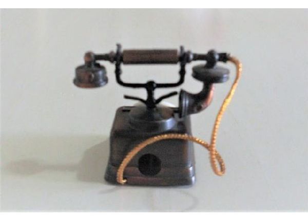 Miniatura telefone vintage (e outras miniaturas) - leia - Objetos de decoração