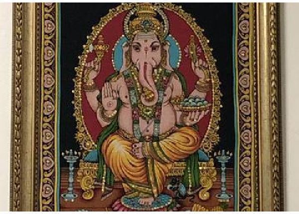 Quadro Ganesha - Objetos de decoração