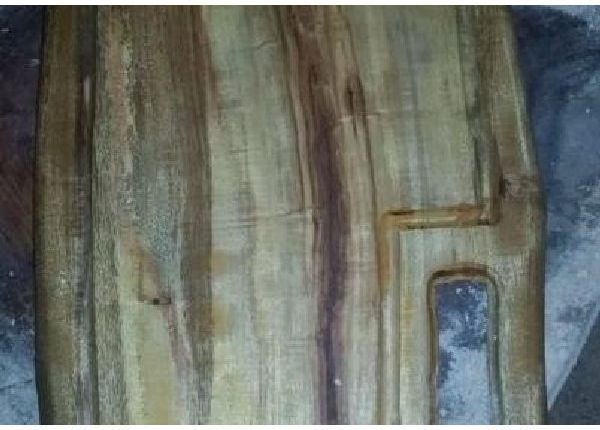 Tabua de madeira rústica - Objetos de decoração