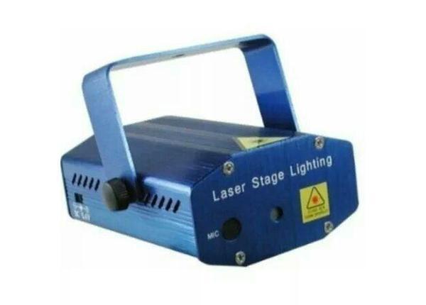 Mini Laser Stage Lighting Projetor Holográfico Tripé - Materiais de construção e jardim
