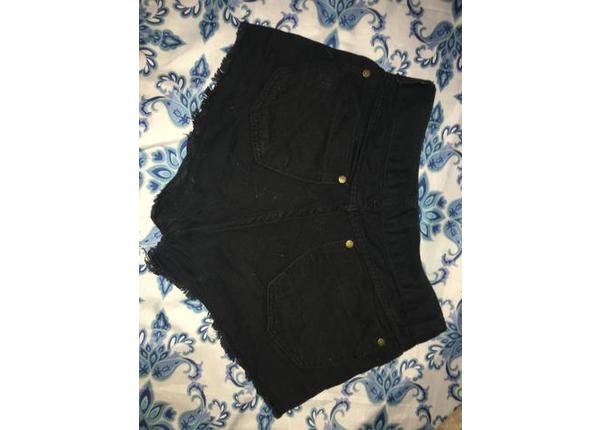 Shorts Jeans Preto - Shorts e Bermudas