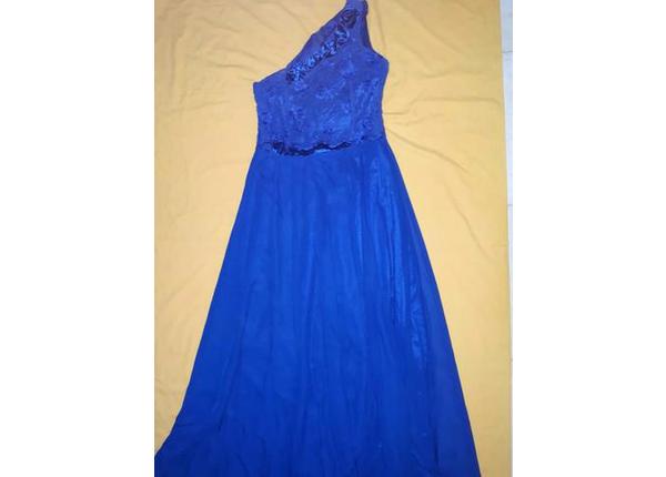 Vestido de festa longo Azul - Vestidos e Saias