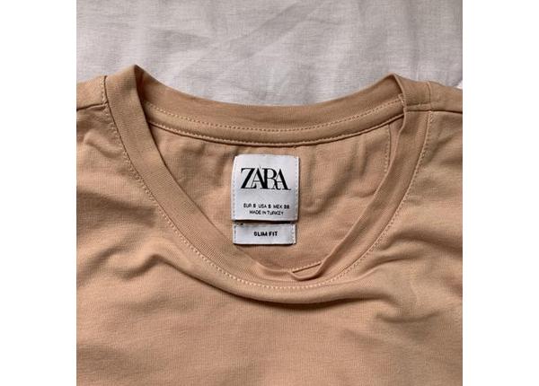 02 Camisetas Slim Fit Masculinas Zara Tamanho P - Camisas e Camisetas