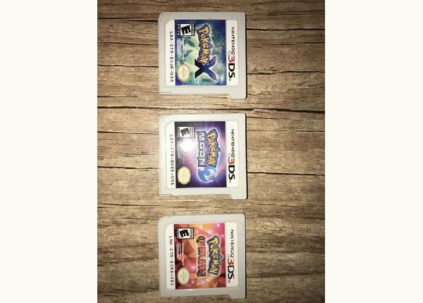 3 Jogos Pokémon Nintendo 3DS - Videogames