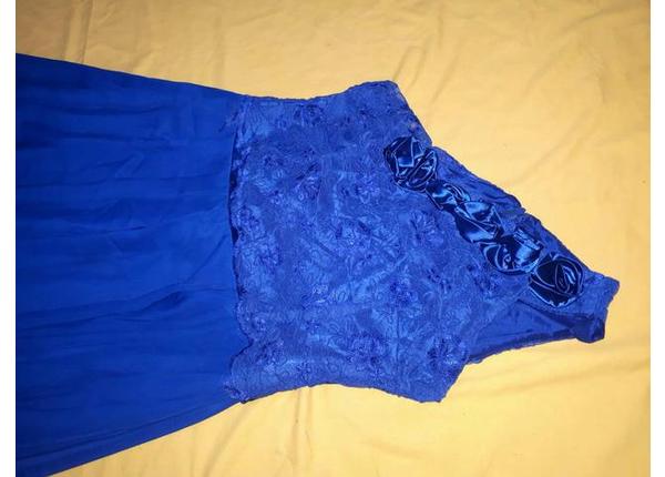 Vestido de festa longo Azul - Vestidos e Saias