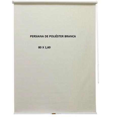 Persiana Rolo painel poliéster branca Nova - Objetos de decoração