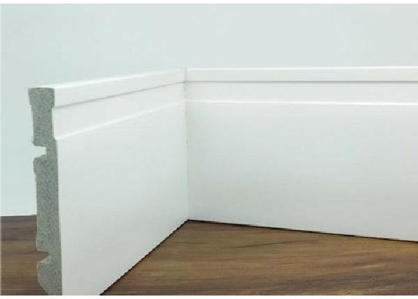 Rodapé Branco MDF 10cm R$ 8, 99 Metro Linear > Casa Nur - O Outlet do Acabamento - Materiais de construção e jardim