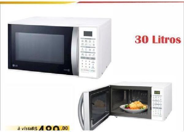 Microondas LG 30 litros 1 ano de garantia - Fogões, fornos e micro-ondas