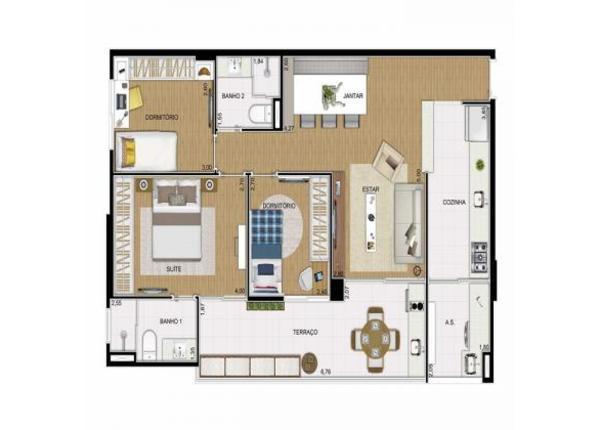 Lançamento Apartamento Galeria Family Club | 2 e 3 Dorms (1 Suíte) | 64 a 87m²
