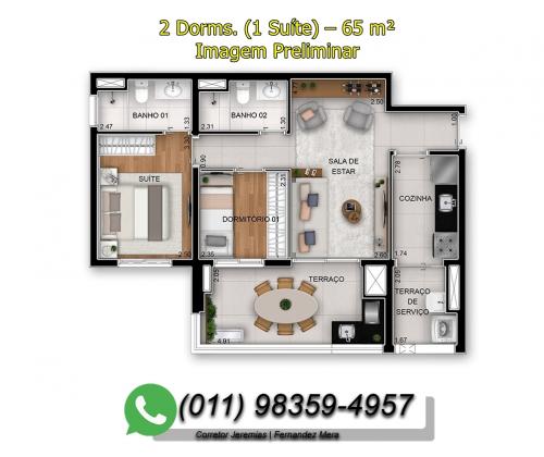 Novo Lançamento Club Station Vila Prudente | 2 e 3 dorms (1 suíte) | Apartamentos de 63 a 91m²