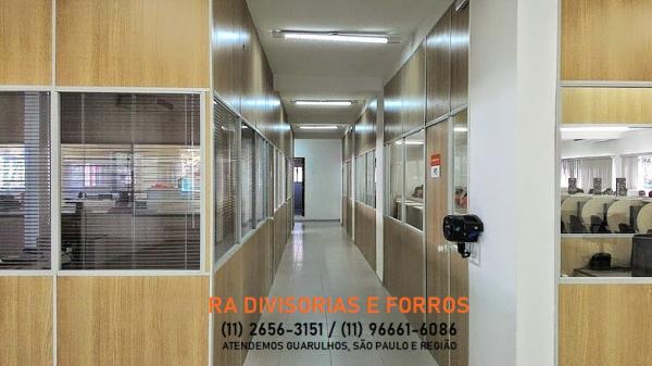 Divisórias Drywall em Guarulhos eucatex forro pvc isopor vidro madeira