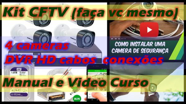 Cameras de Monitoramento CFTV e Camera IP Wi-fi