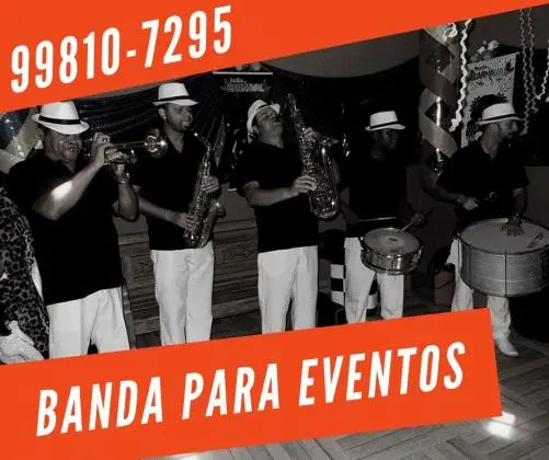 Bandinha para Festas, Inaugurações e Eventos - Temos perna de pau, malabares e palhaços