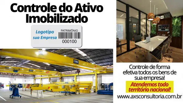 Ativo Imobilizado  - implantação e atualização do Controle Patrimonial  - em todo o Brasil!