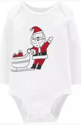 Bodie Bebê Meu Primeiro Natal Original Carters