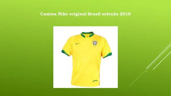 Camisa da Copa do Mundo 2010 Oficial Nike