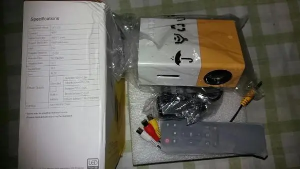 Led Projetor nunca usado