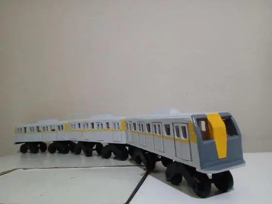 Novidade!!: Miniatura do Metrô de São Paulo em madeira pura