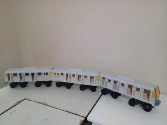 Novidade!!: Miniatura do Metrô de São Paulo em madeira pura