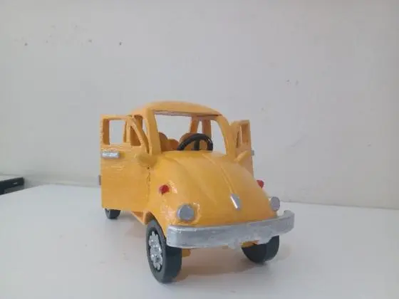 Réplica do Fusca 1976 todo em madeira pura