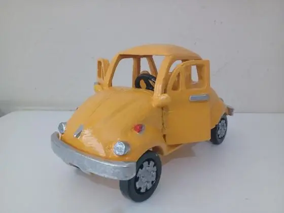 Réplica do Fusca 1976 todo em madeira pura