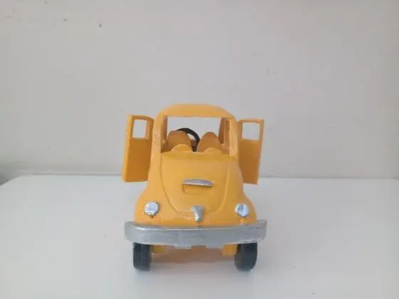 Réplica do Fusca 1976 todo em madeira pura