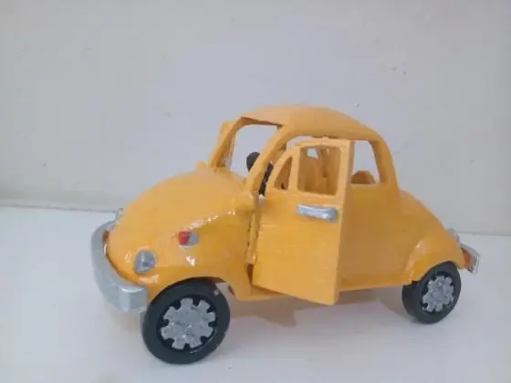 Réplica do Fusca 1976 todo em madeira pura