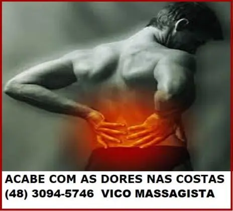 Quiropraxia para dores nas costas em São José SC