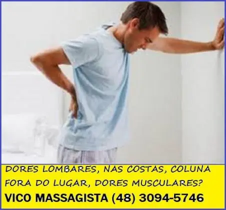 Quiropraxia para dores nas costas em São José SC